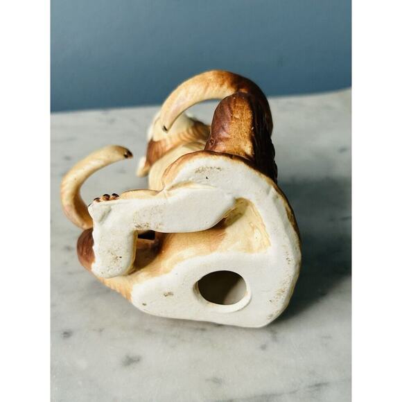 Vintage Porcelain Monkey Figurine Dee Bee Co Imports Hand Painted Japan Salt - Picture 5 of 5